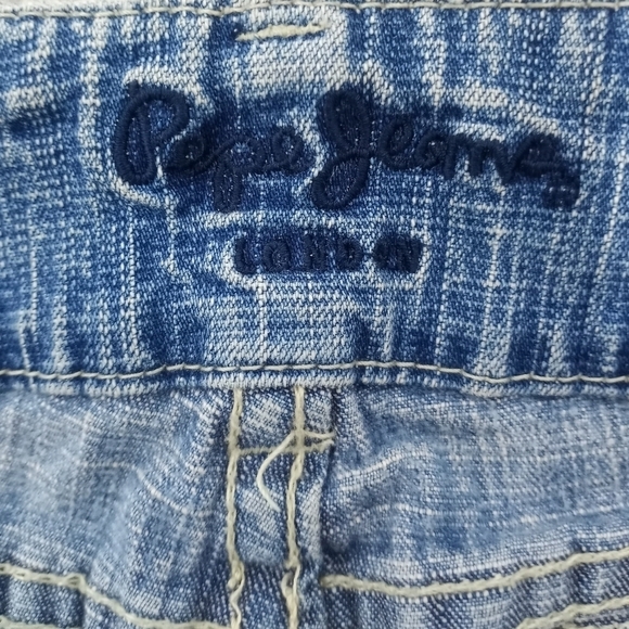 Vintage Y2K 2000s PEPE London Denim Jeans Size 26 - Picture 8 of 16